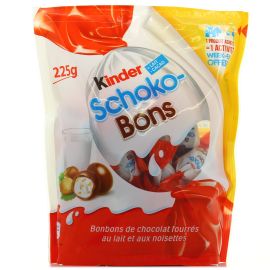 Шоколадные конфеты Kinder Schoco  Bons 225 гр