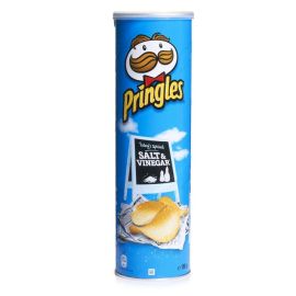 Хрустящие чипсы со вкусом уксуса и соли Pringles Salt & Vinegar 165 гр