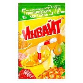 Растворимый напиток Invite Тропический Коктейль 12гр
