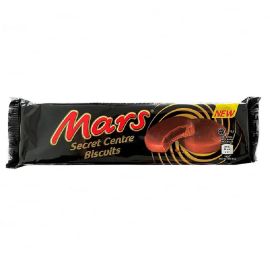 Хрустящее печенье покрытое молочным шоколадом с карамельным центром Mars Secret Centre Biscuits 132 гр