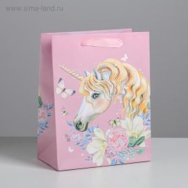 Пакет ламинированный вертикальный «Единорог»», MS 18 × 23 × 10 см   4725163