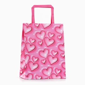 Пакет подарочный «Сердца», 20 × 11 × 27,7 см