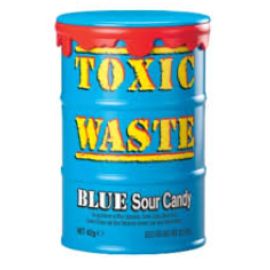 Леденцы Toxic Wastle Blue Drum (голубая бочка)(виноград, малина, слива, тутти-фрутти)42 гр