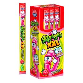 Жевательная конфета с кислой пудрой со вкусом клубники Жевамба XXL  15 гр