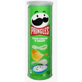 Pringles Sour Cream&Onion (Принглс Сметана и Лук) 165г